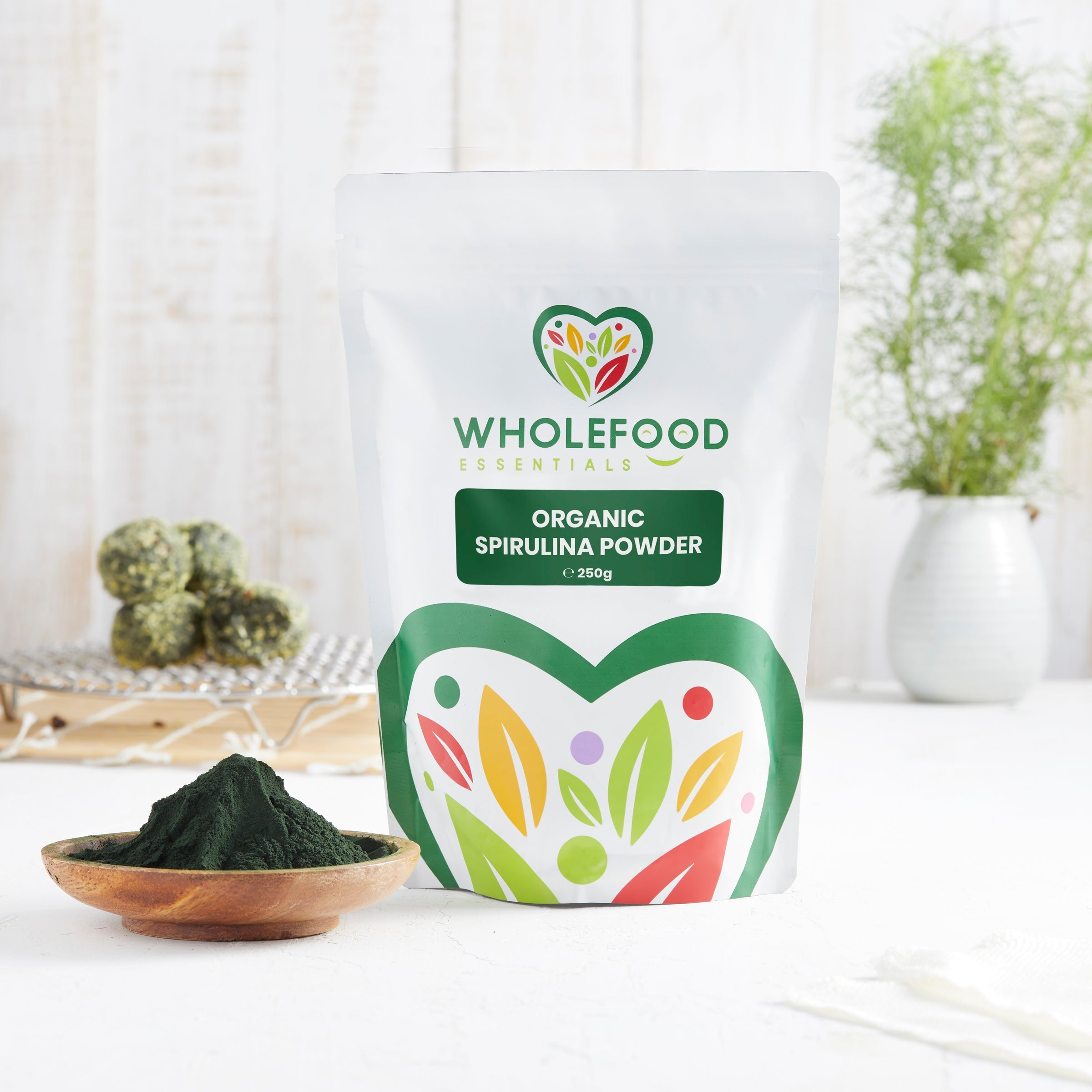 Organic Spirulina Powder Wholefood Essentials