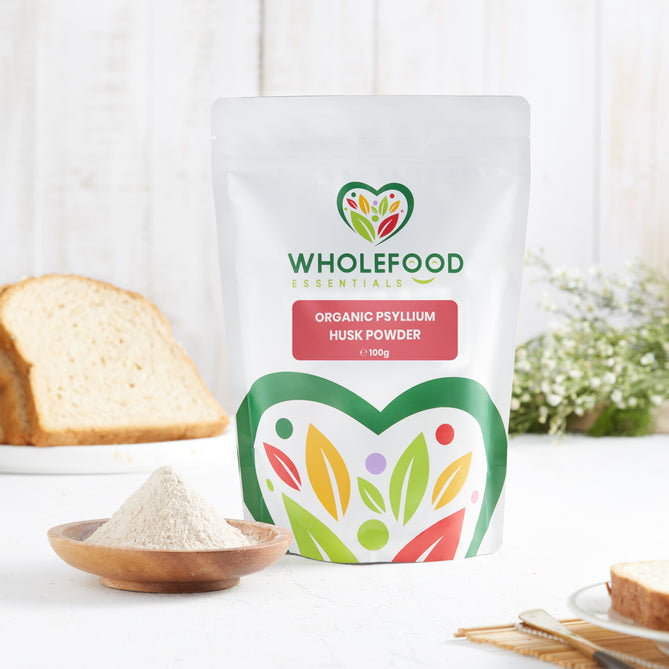 Organic Psyllium Husk Powder Wholefood Essentials